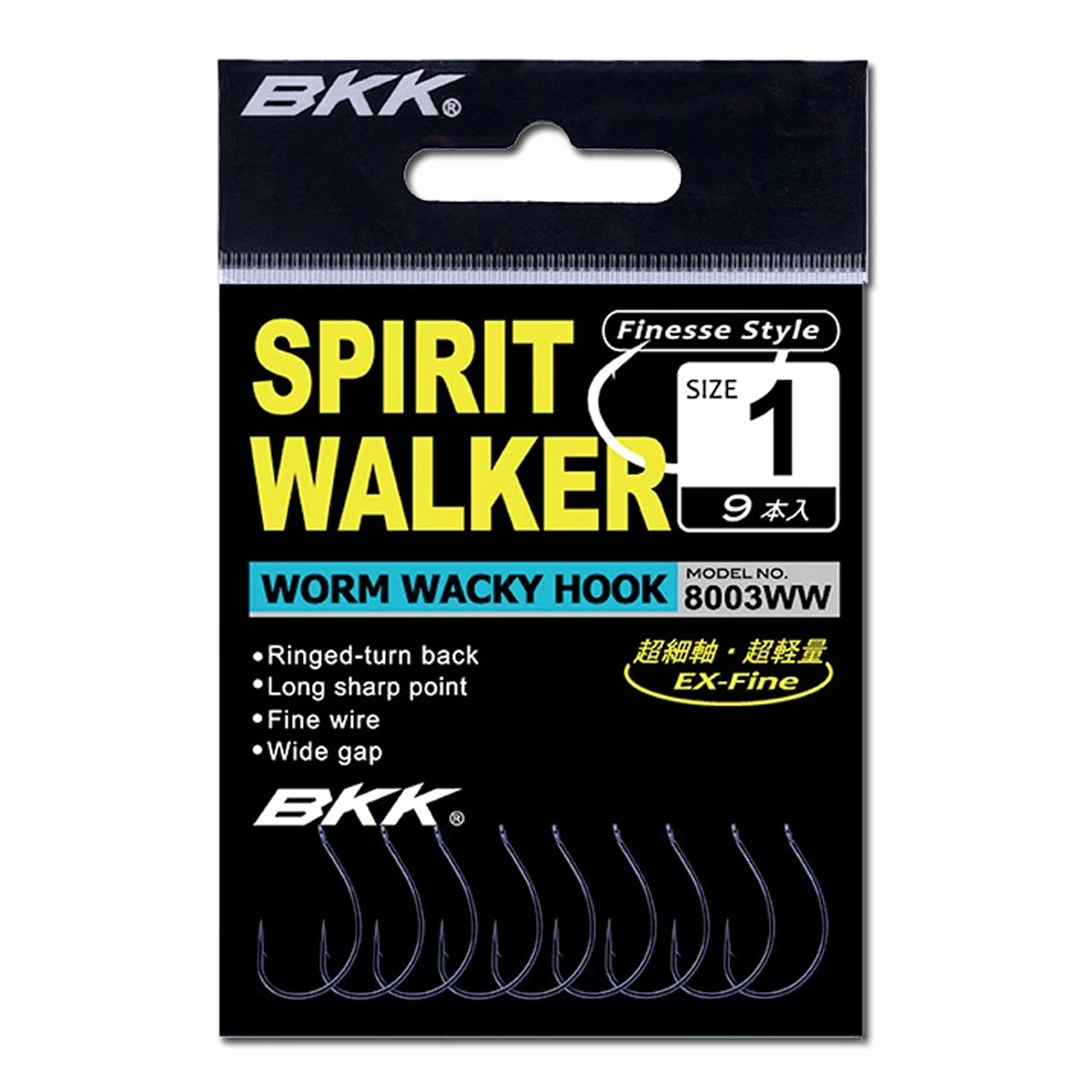 BKK Spirit Walker Worm Wacky Hooks 3 BKK Spirit Walker Worm Wacky Hooks