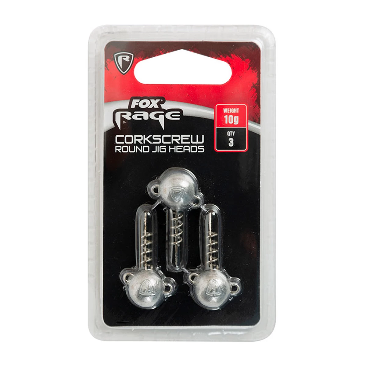 Fox Rage Corkscrew Round Jig Heads 3 Fox Rage Corkscrew Round Jig Heads