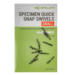 Korum Specimen Quick Lock Snap Swivels -Fishing Gear Verkoop 98ee1180b2124a2783e172ba77b990d7